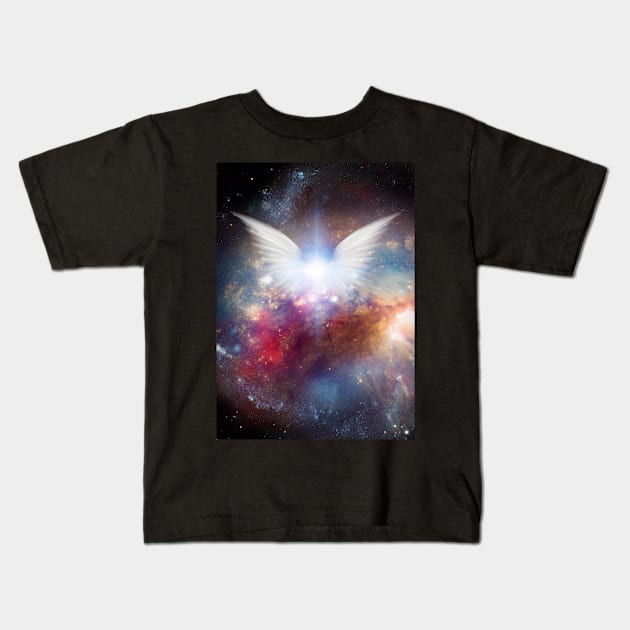 Wings of Angel Kids T-Shirt by rolffimages